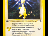 a card with a picture of a pokemon character on it