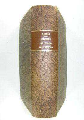 a brown book with a brown label on it
