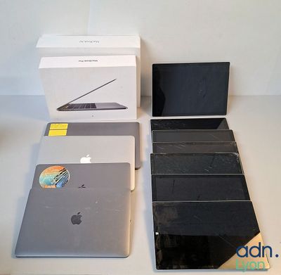 Lot de 205 kg composé de MACBOOK & SURFACE PRO et de composa…