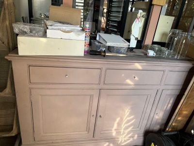 -1 buffet bois peint quatre portes quatre tiroirs - Photo 1