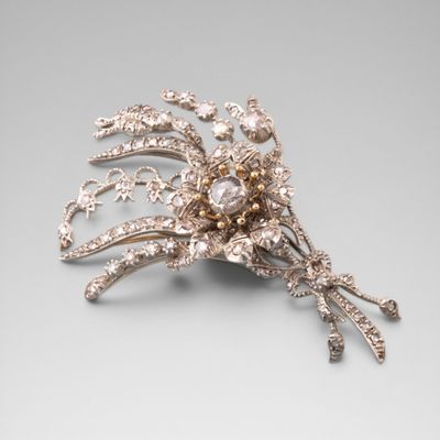 Broche semi-trembleuse Napolיon III