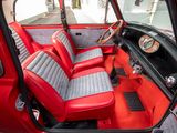 an image of a car with red leather seats and a steering wheel