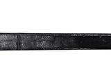 an image of a black and gold knife on a white background