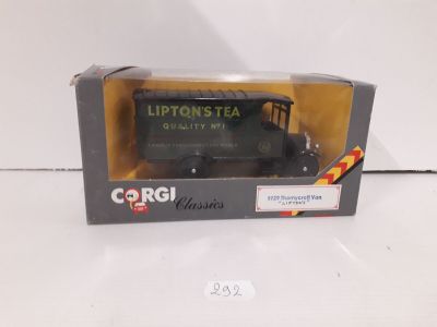 the box is open to show the contents of a model train