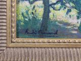 a picture of a painting of a tree in a frame