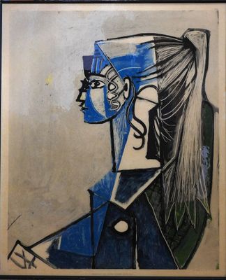 une image d'une peinture représentant une femme aux cheveux longs