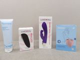 three different types of facial care products on a table