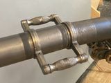 a close up of a machine gun on a table
