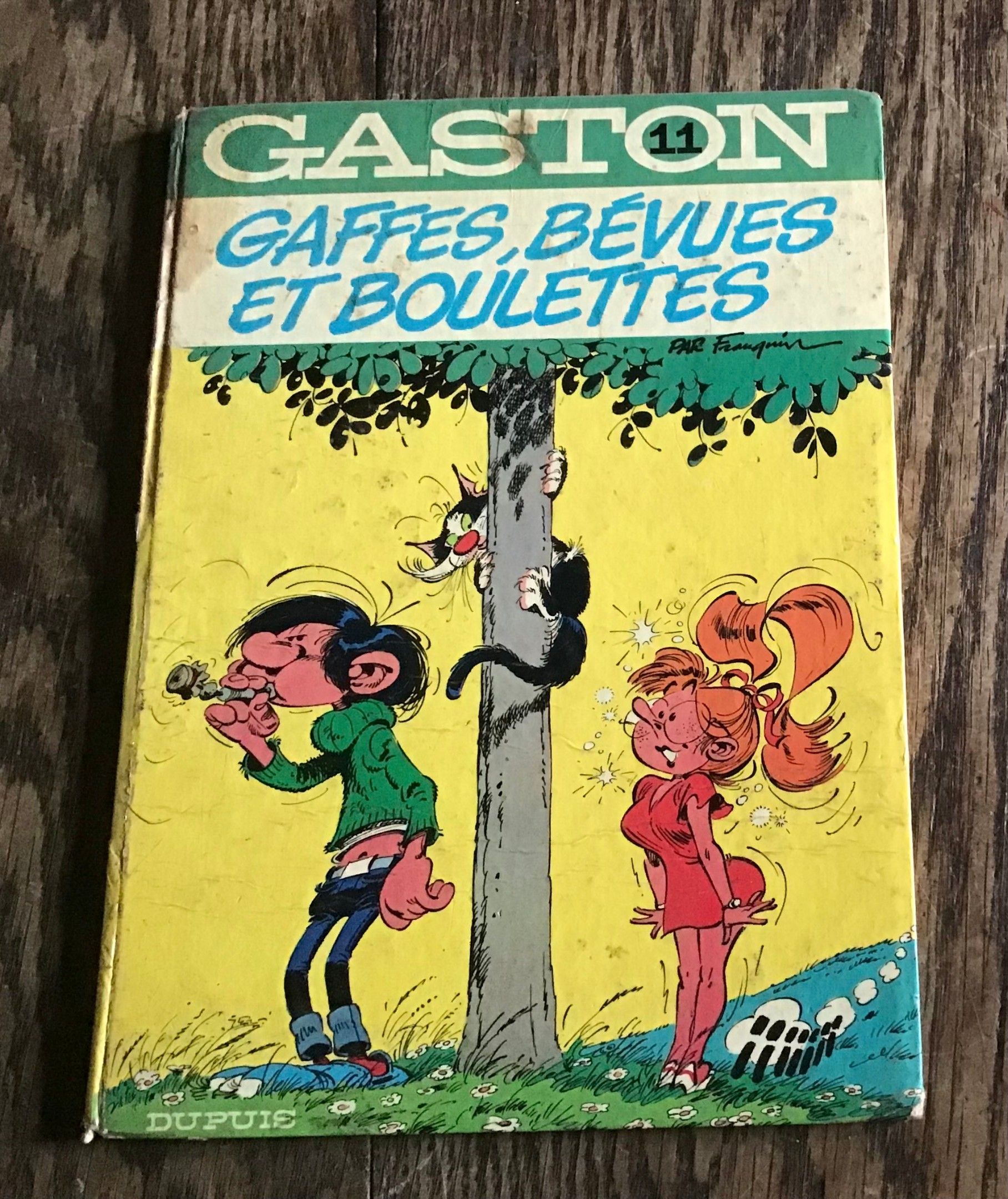 Franquin Gaston 11 Gaffes, Bévues et Boulettes 1973 eo chez Dupuis