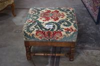 banc bas - vers 1930 - H : 40 cm - L : 52 cm - largeur : 52 …