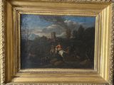 une image d'un tableau représentant un homme sur un cheval