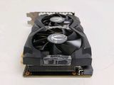 a close up of a video card with a fan on top of it