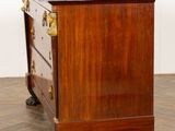 an image of a wooden desk with a marble top