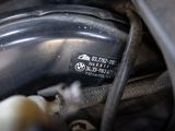 a close up of a motorcycle tire with a sticker on it