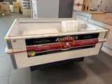a large white box that is sitting on a cart