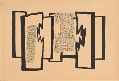an image of a black and white drawing on a piece of paper