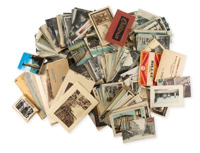 Lot de cartes postales dont guerre mondiale, zeppelin et vue…