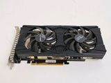 a picture of a video card with two fans on top of it