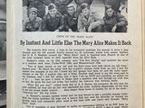 an old book with a picture of a group of men in military uniforms