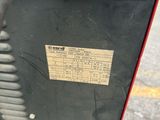 a close up of the back end of a machine with a label on it
