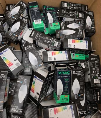 a box full of electronic devices that are in a box