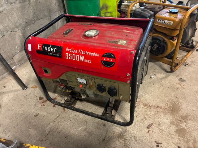 Groupe électrogène EINDER. Visite Annexe, impasse Georges Clémenc