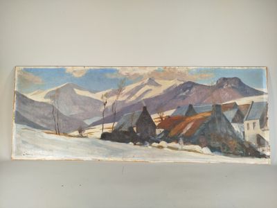 une image d'un tableau sur le mur d'une pièce