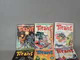 a lot of comic books on the table