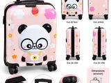 La valise en forme de panda est conçue pour ressembler à un panda.
