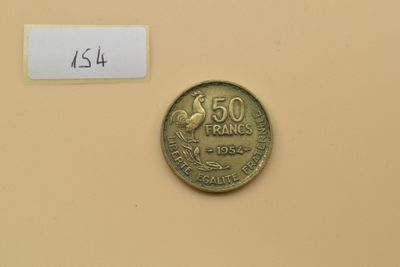 Quatrième République. 50 Francs Guiraud Cu.