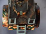 a close up of a toy train on a table