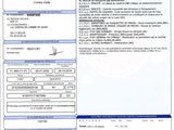 a close up of a document with a barcode on it