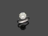 une bague en diamant à une seule pierre, par van cleef