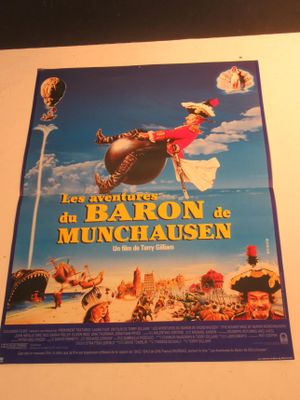 affiche française du film « Le Baron de Munchhausen »