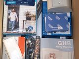 a box full of electronic items that are in the box