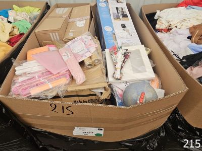many boxes of items that are sitting on the floor