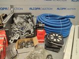 many different types of electrical equipment on the table