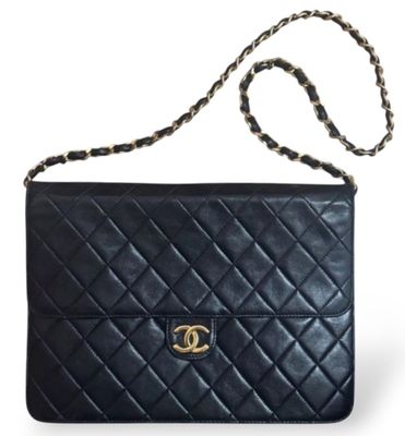 CHANEL. Sac TIMELESS 25, circa 1975