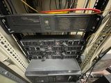 a bunch of wires that are connected to a rack