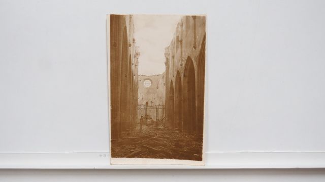 Évaux-les-Bains Incendie accidentel de 1940. Intérieur de l’Églis...