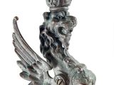 statue of a winged woman with a crown on her head
