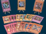 a close up of a bunch of cards on a table