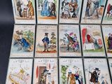 a lot of cards that have pictures of people on them