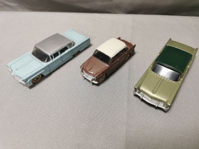 DINKY TOYS FR LINCOLN Première bleue toit gris métal, Réf. 5…