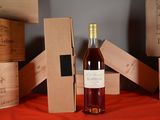 a bottle of wine that is sitting on a table
