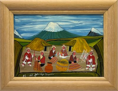 Ecole équatorienne moderne, province de Cotopaxi.