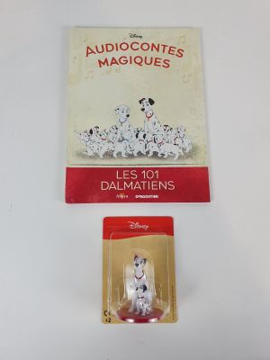 disney ' s 101 dalmatians figurine with book and card