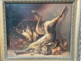 une photo d'un tableau représentant un animal mort posé sur une table