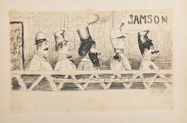 [LA SERRE (Georges de)]. Album de dessins de M. Georges de La Ser...