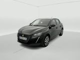 a black car in a white room with a white floor